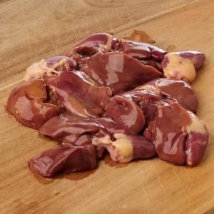 Frozen chicken livers